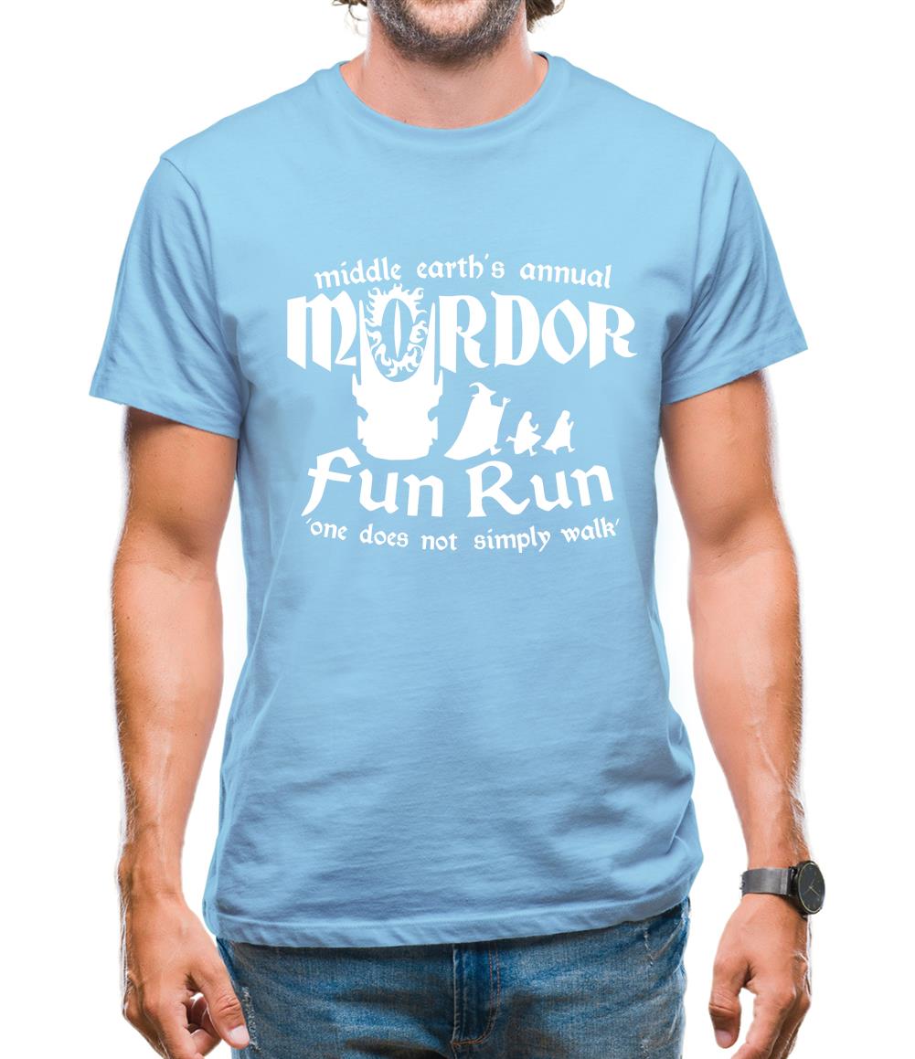 Mordor Fun Run Mens T-Shirt Mordor Fun Run Mens T-Shirt