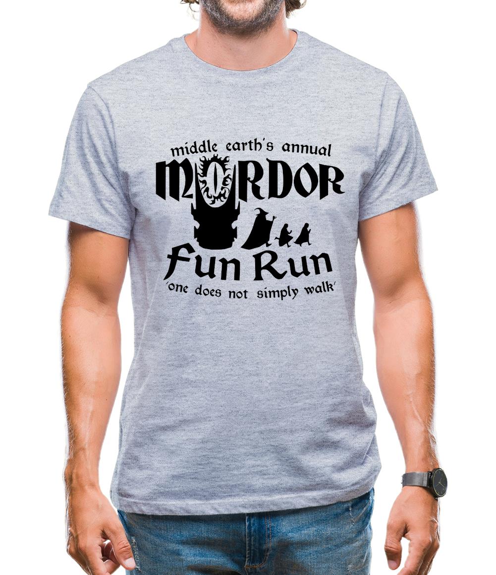 Mordor Fun Run Mens T-Shirt Mordor Fun Run Mens T-Shirt