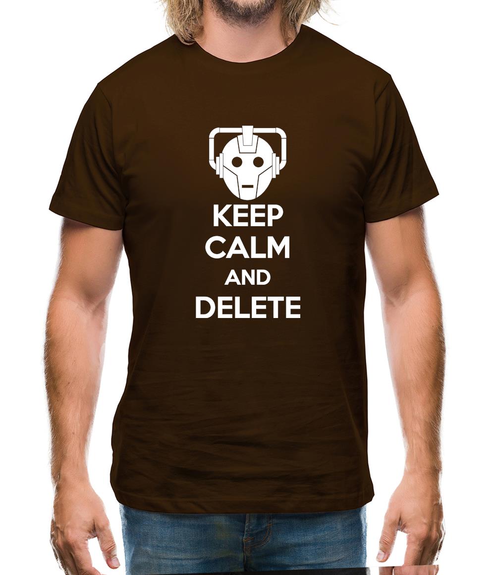 Keep Calm And Delete Mens T-Shirt Keep Calm And Delete Mens T-Shirt