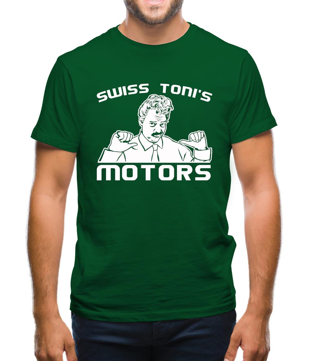 Swiss Toni's Motors Mens T-Shirt Swiss Toni's Motors Mens T-Shirt