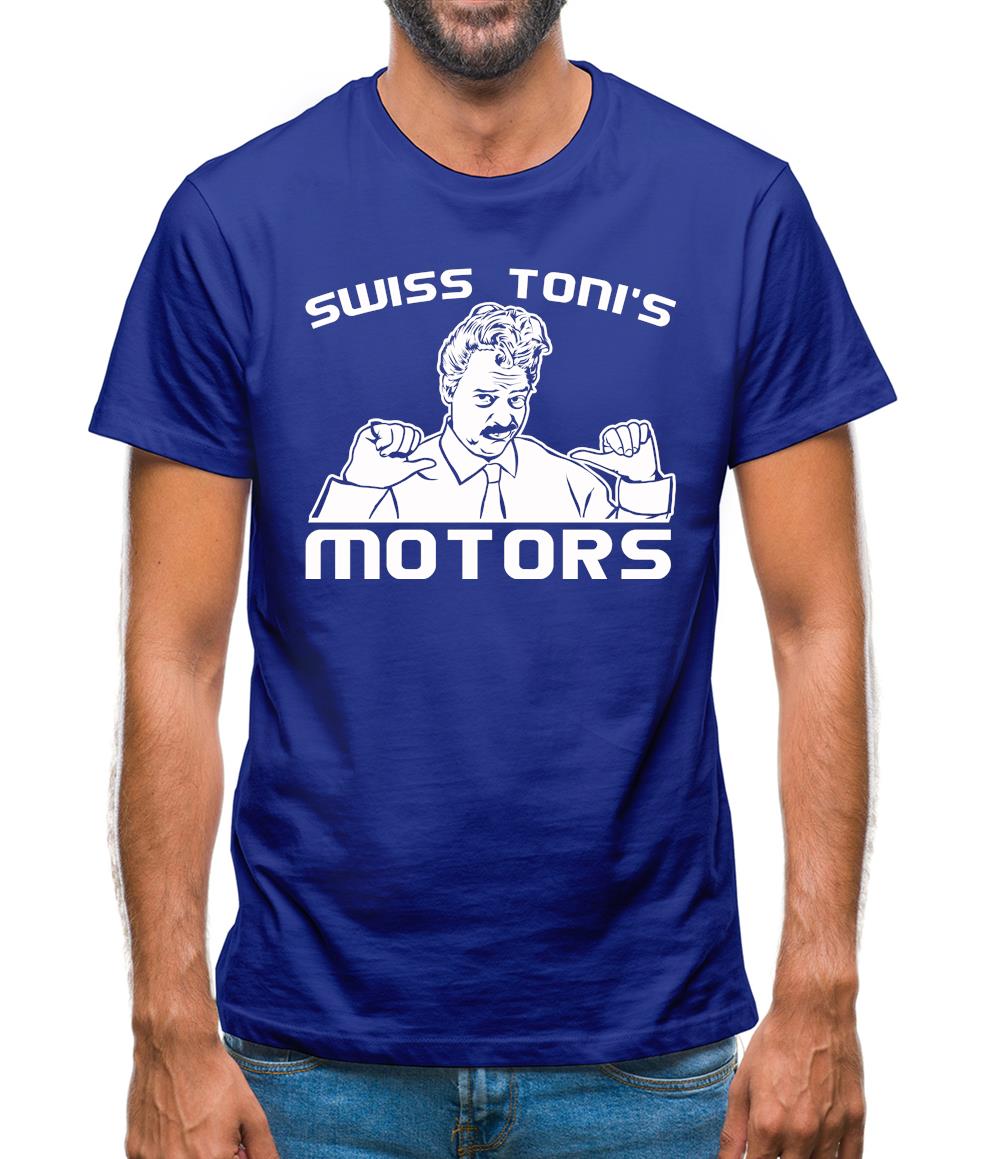 Swiss Toni's Motors Mens T-Shirt Swiss Toni's Motors Mens T-Shirt