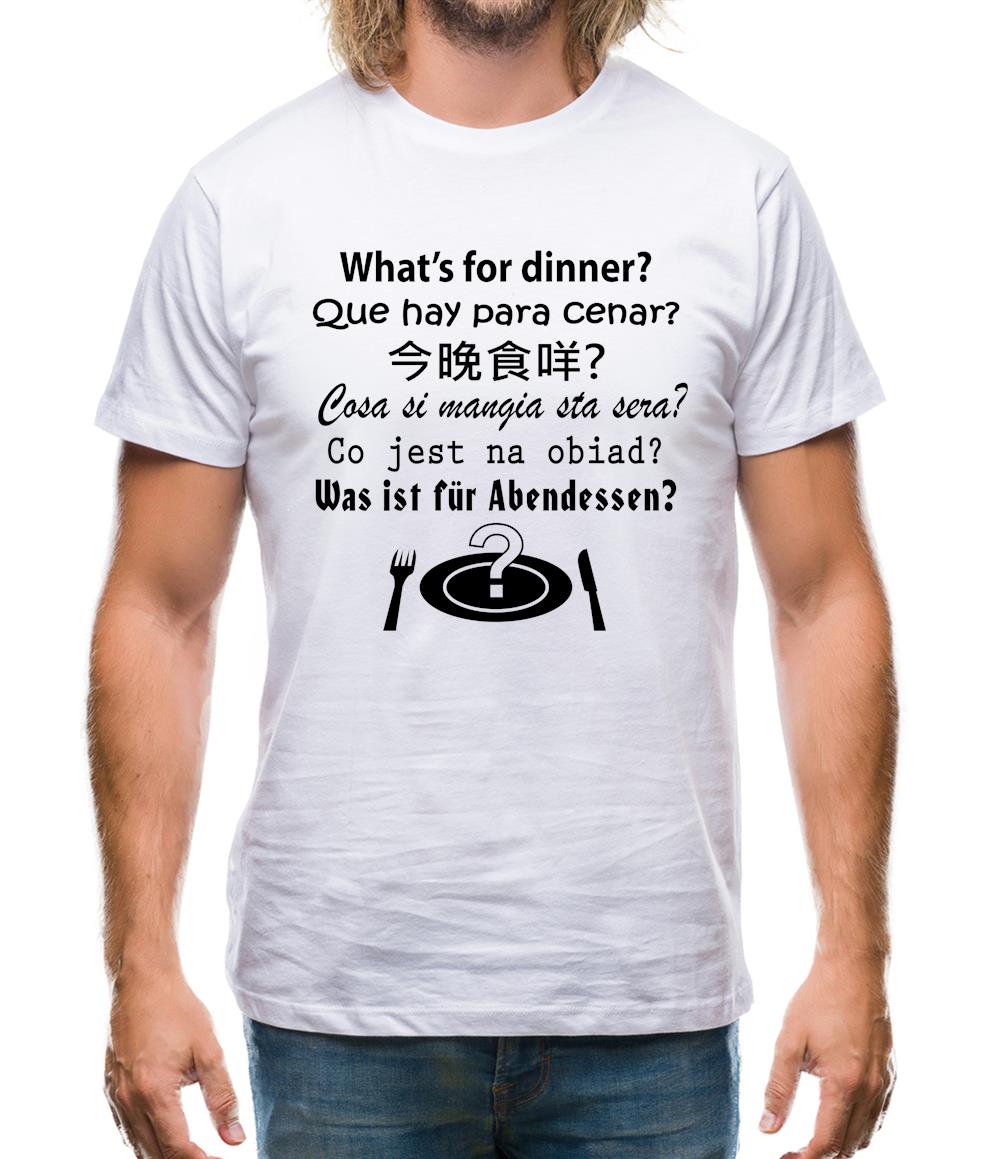What's For Dinner Mens T-Shirt What's For Dinner Mens T-Shirt