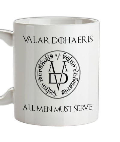 Valar Dohaeris Coin Ceramic Mug