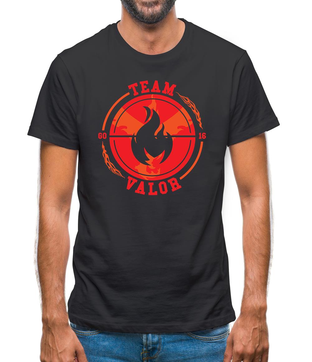 Team Valor GO Mens T-Shirt Team Valor GO Mens T-Shirt