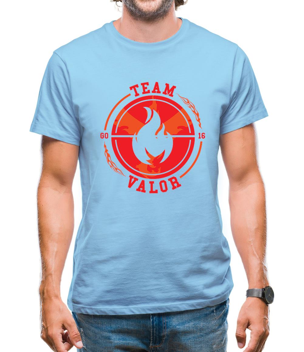 Team Valor GO Mens T-Shirt Team Valor GO Mens T-Shirt