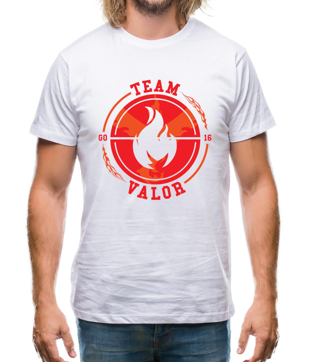 Team Valor GO Mens T-Shirt Team Valor GO Mens T-Shirt