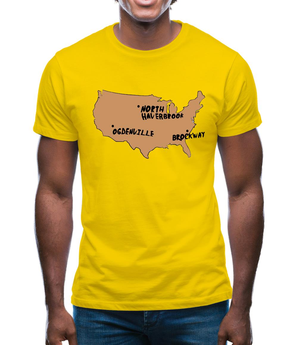 By Gum It Put Them On The Map Mens T-Shirt By Gum It Put Them On The Map Mens T-Shirt