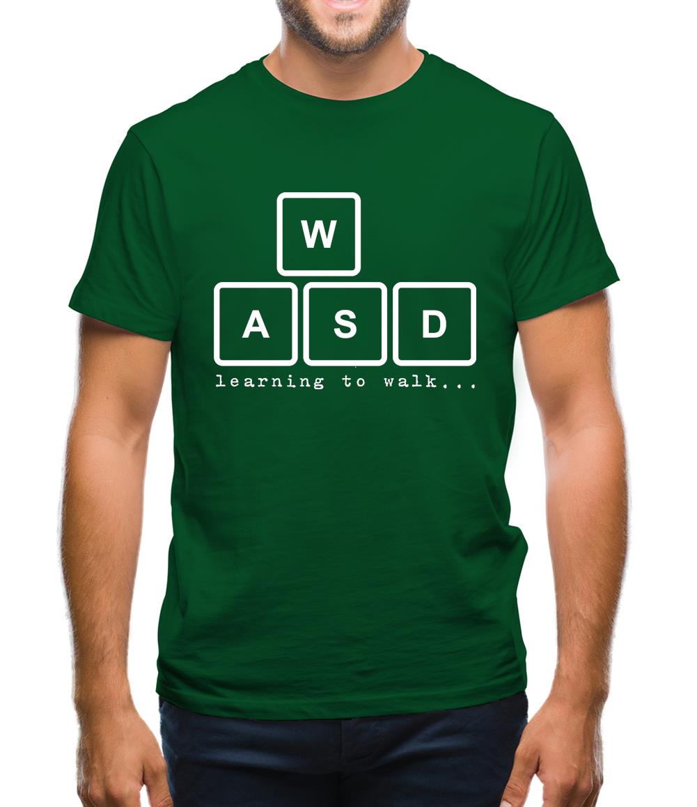 WASD Learning To Walk Mens T-Shirt WASD Learning To Walk Mens T-Shirt