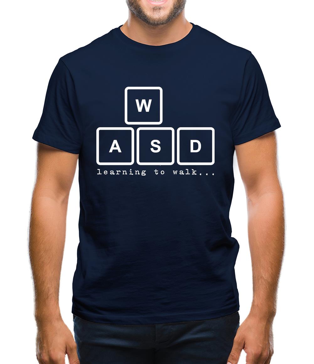 WASD Learning To Walk Mens T-Shirt WASD Learning To Walk Mens T-Shirt