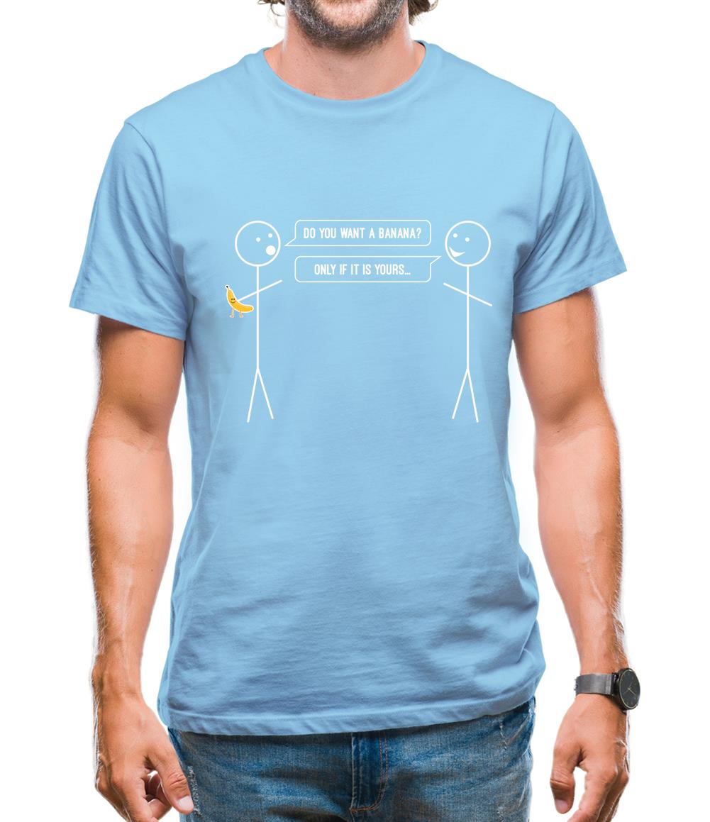 Stickman Banana Mens T-Shirt Stickman Banana Mens T-Shirt