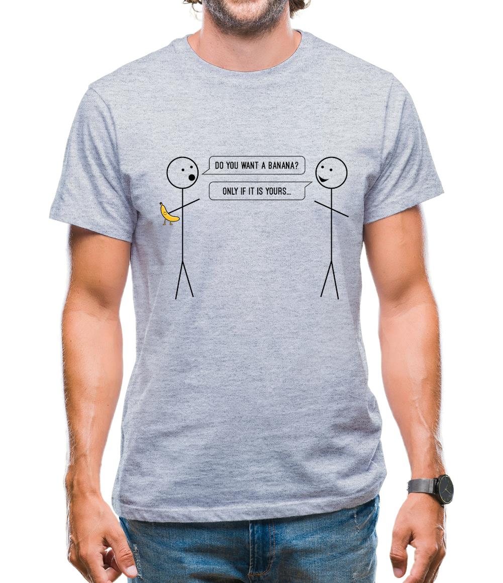 Stickman Banana Mens T-Shirt Stickman Banana Mens T-Shirt