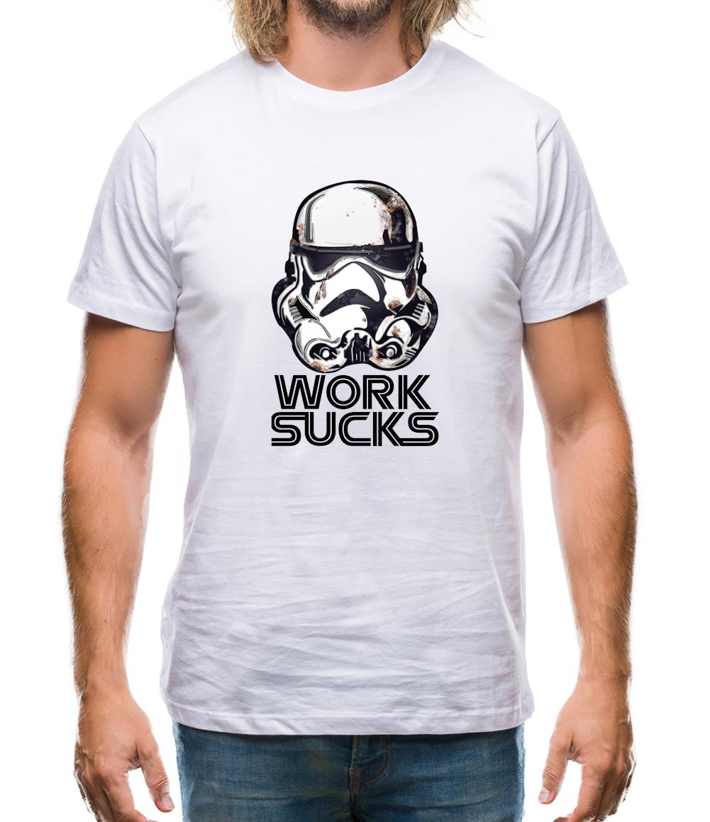 Work Sucks Helmet Mens T-Shirt Work Sucks Helmet Mens T-Shirt