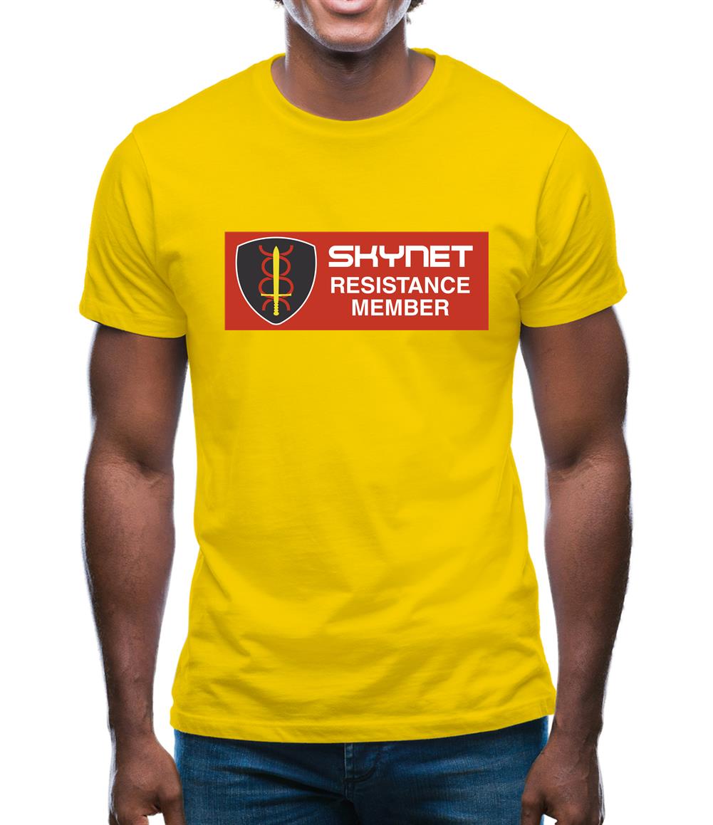 Skynet Resistance Member Mens T-Shirt Skynet Resistance Member Mens T-Shirt