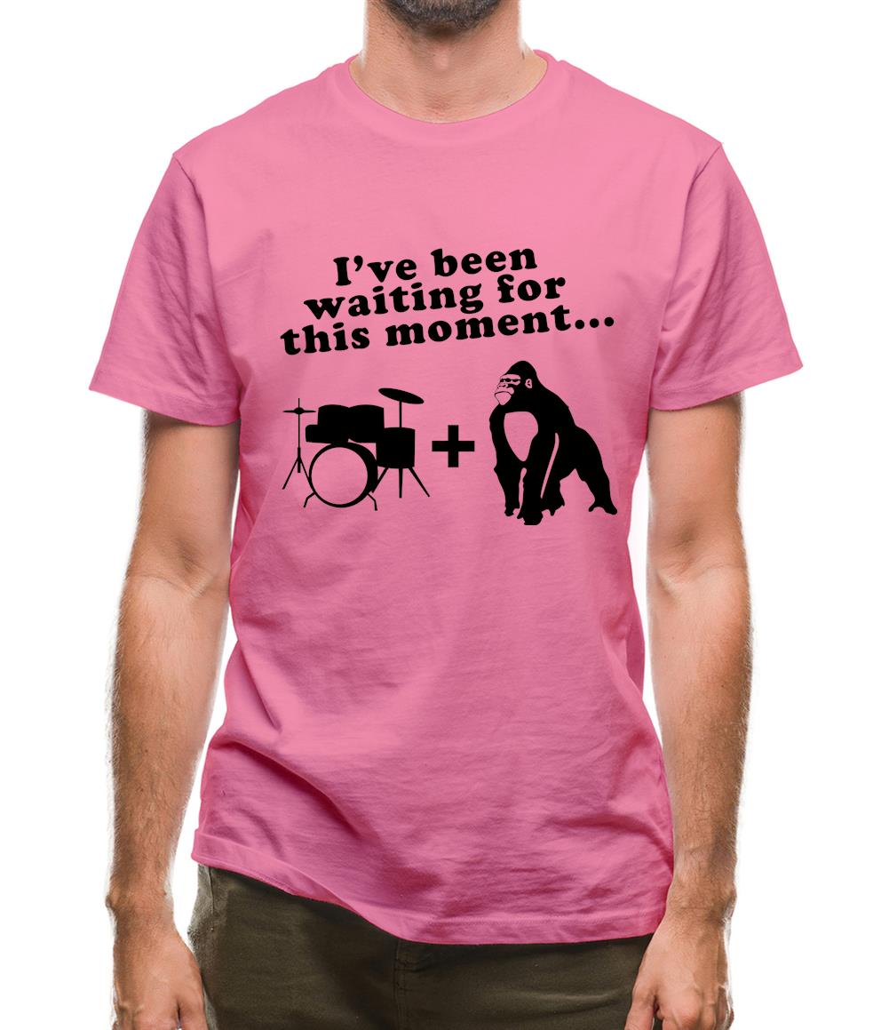 Gorilla + Drums Mens T-Shirt Gorilla + Drums Mens T-Shirt
