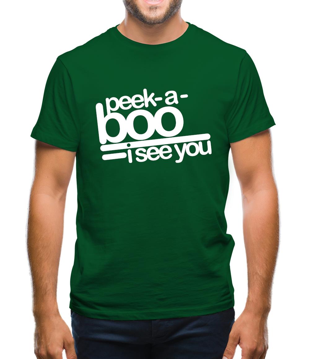 Peek-A-Boo, I See You Mens T-Shirt Peek-A-Boo, I See You Mens T-Shirt