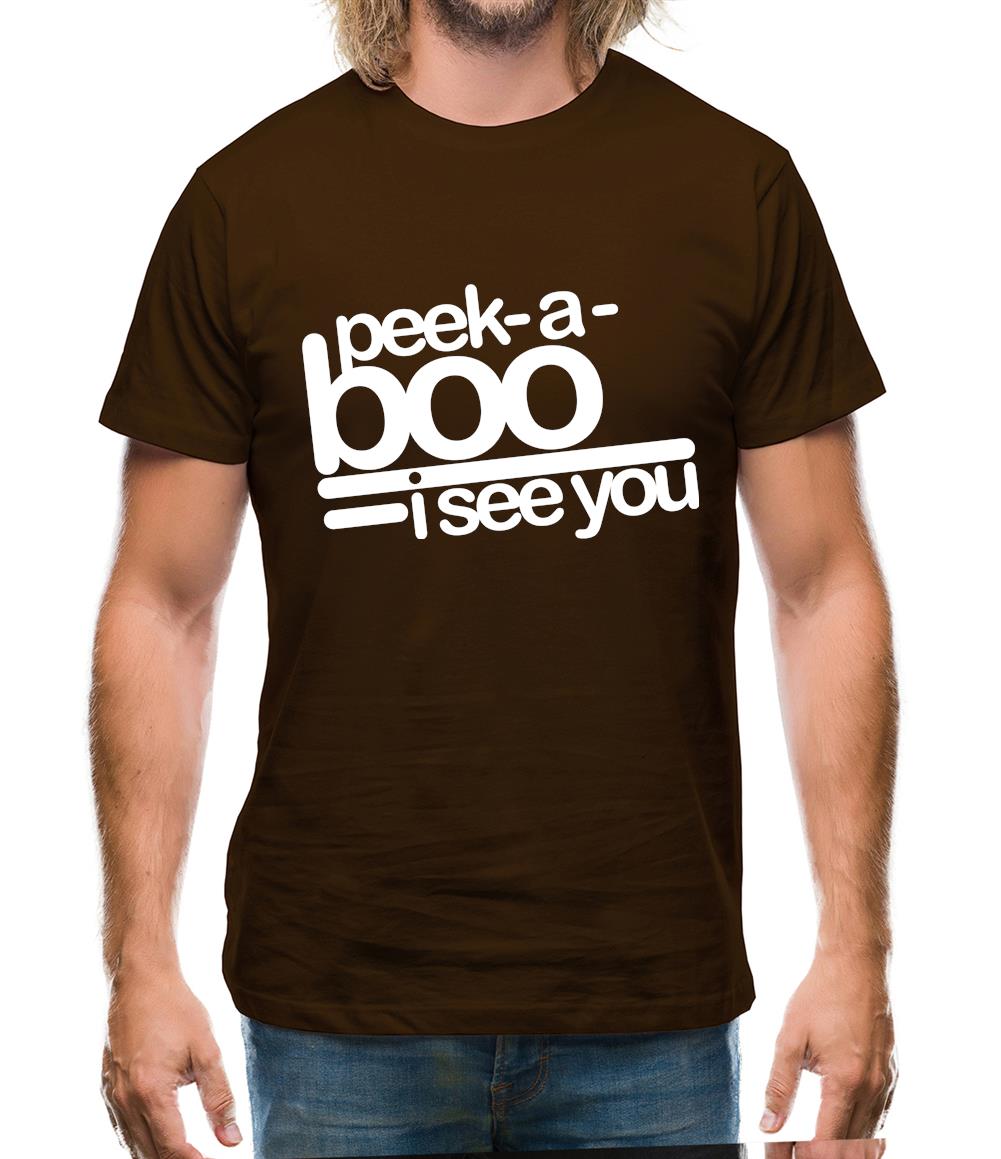 Peek-A-Boo, I See You Mens T-Shirt Peek-A-Boo, I See You Mens T-Shirt