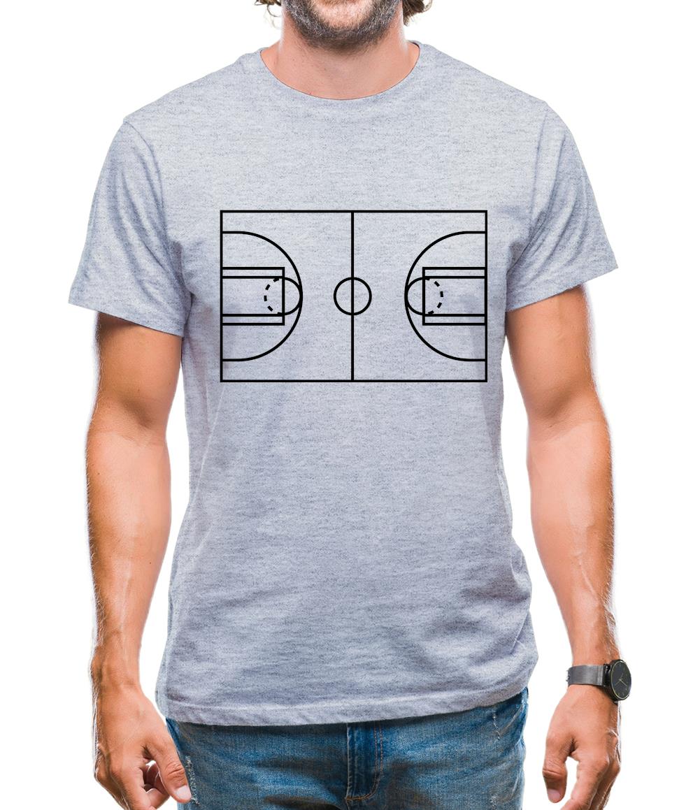Basketball Court Mens T-Shirt Basketball Court Mens T-Shirt