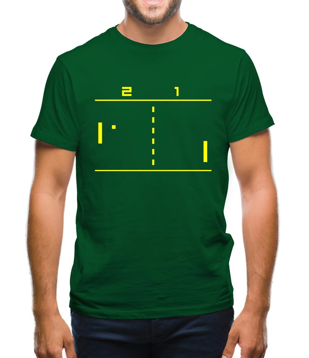 Pong Computer Game Mens T-Shirt Pong Computer Game Mens T-Shirt