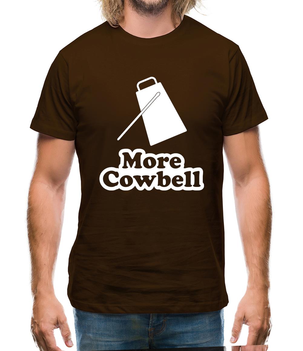 More Cowbell Mens T-Shirt More Cowbell Mens T-Shirt