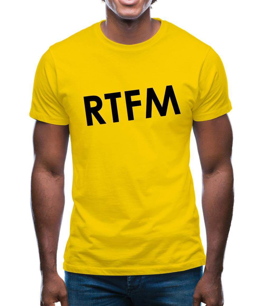 RTFM Mens T-Shirt RTFM Mens T-Shirt