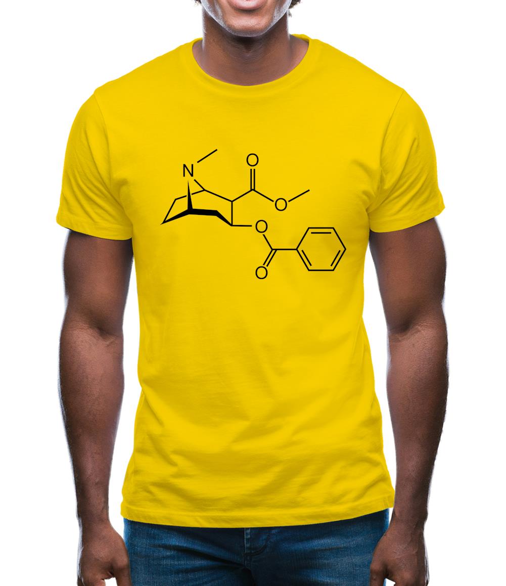BenzoylMethyl Ecgonine Mens T-Shirt BenzoylMethyl Ecgonine Mens T-Shirt