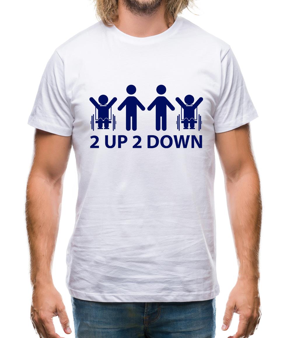 2 Up 2 Down Mens T-Shirt 2 Up 2 Down Mens T-Shirt