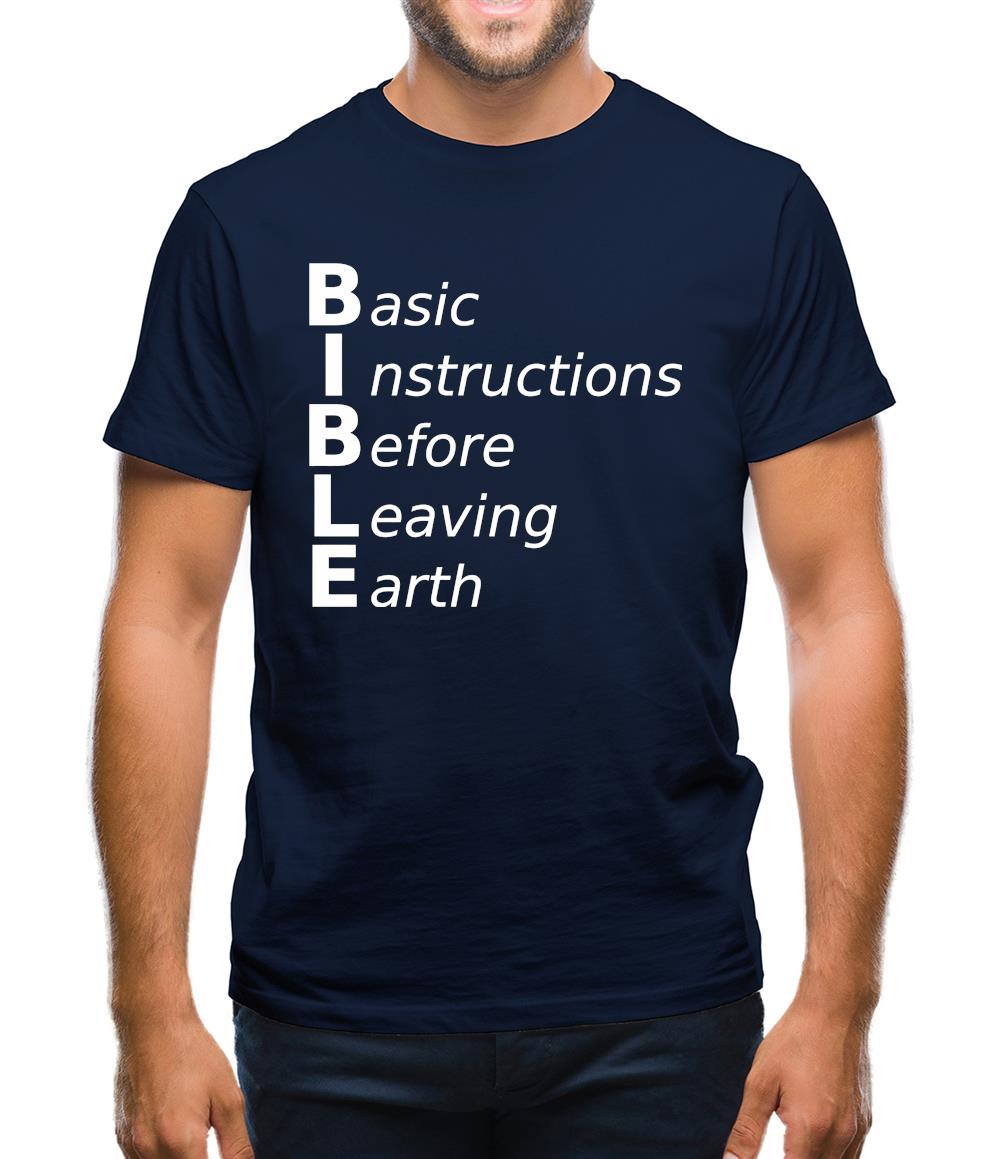 Basic Instructions Before Leaving Earth Mens T-Shirt Basic Instructions Before Leaving Earth Mens T-Shirt