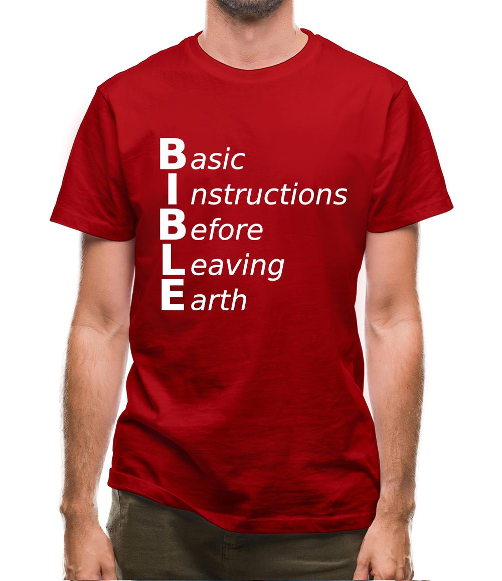 Basic Instructions Before Leaving Earth Mens T-Shirt Basic Instructions Before Leaving Earth Mens T-Shirt