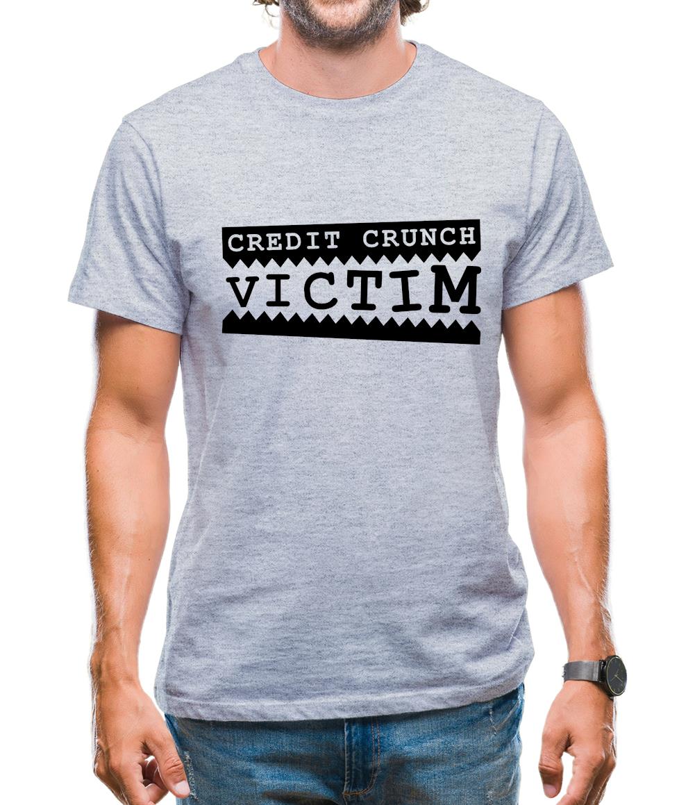 Credit Crunch Victim Mens T-Shirt Credit Crunch Victim Mens T-Shirt