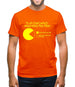 Pac-man Pie Chart Mens T-Shirt Pac-man Pie Chart Mens T-Shirt