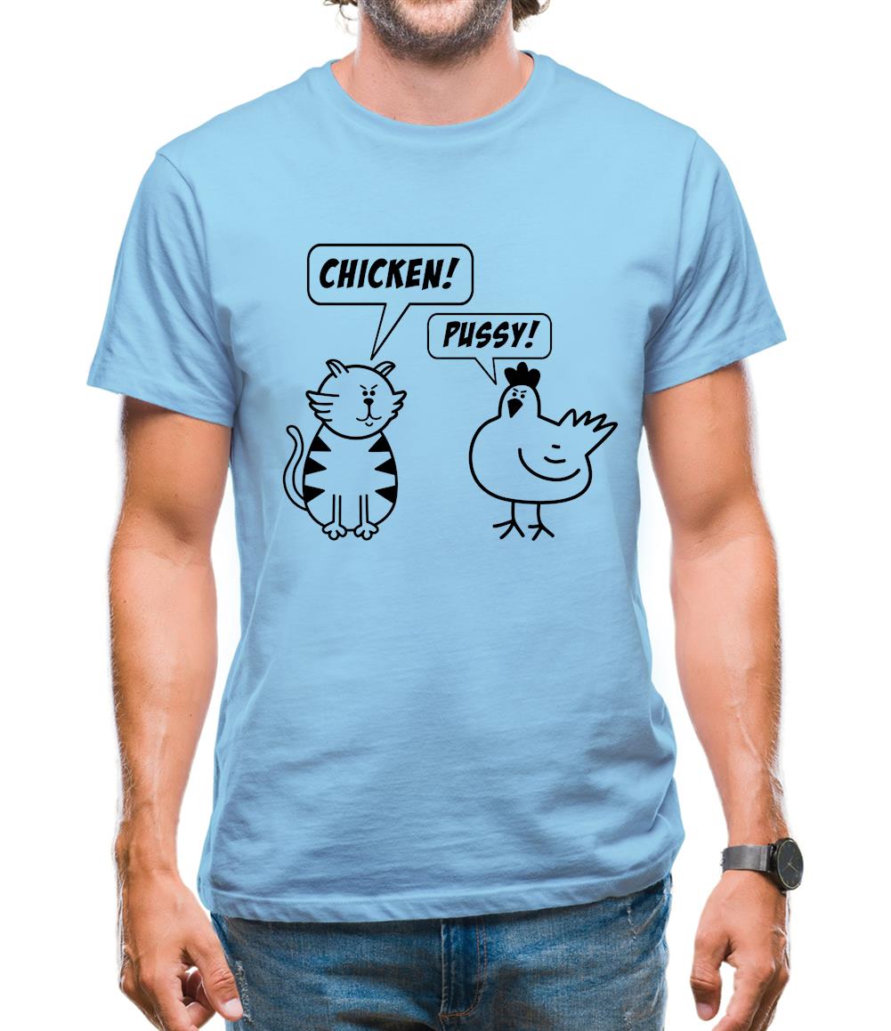 Chicken & Pussy Mens T-Shirt Chicken & Pussy Mens T-Shirt