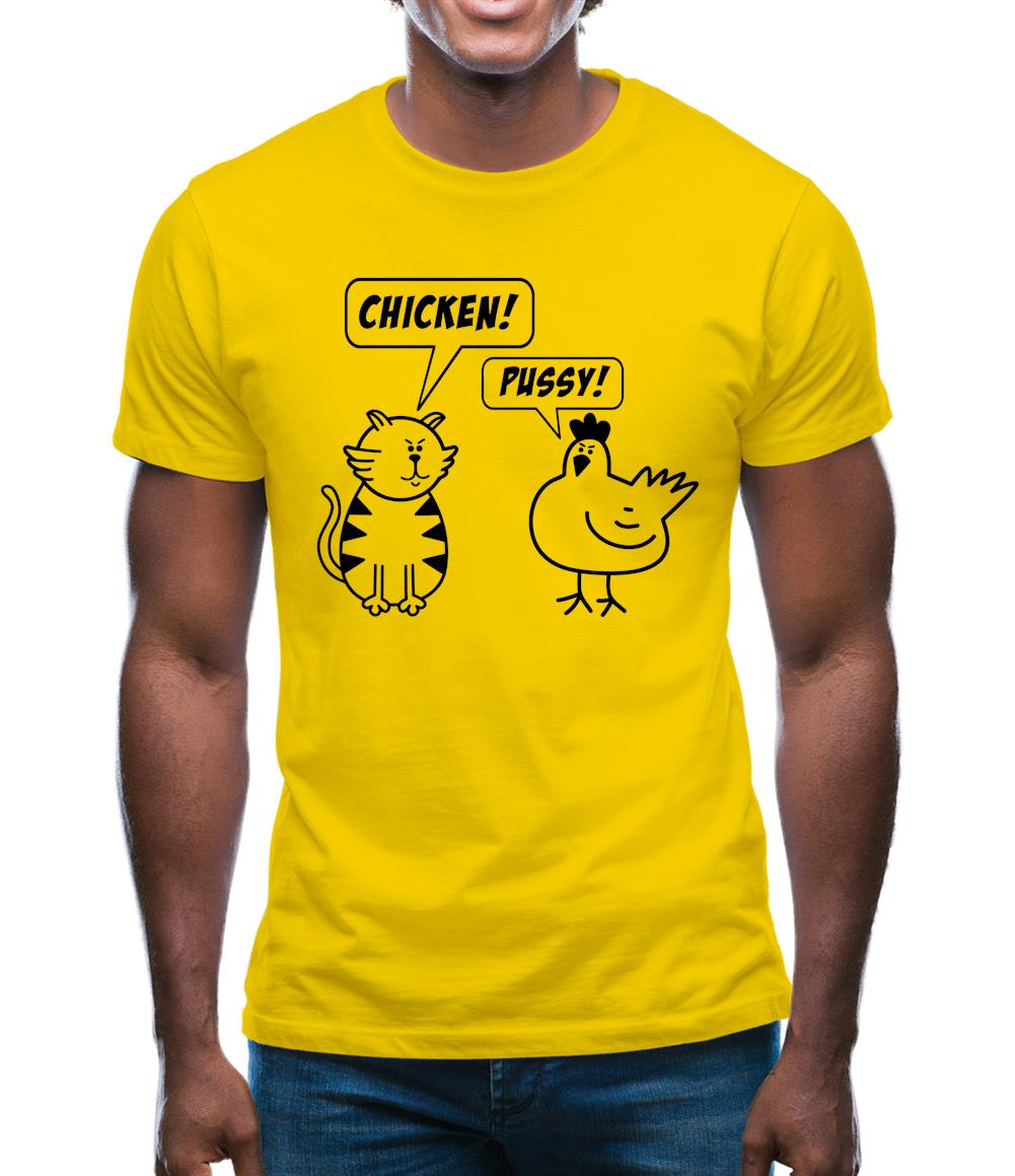 Chicken & Pussy Mens T-Shirt Chicken & Pussy Mens T-Shirt