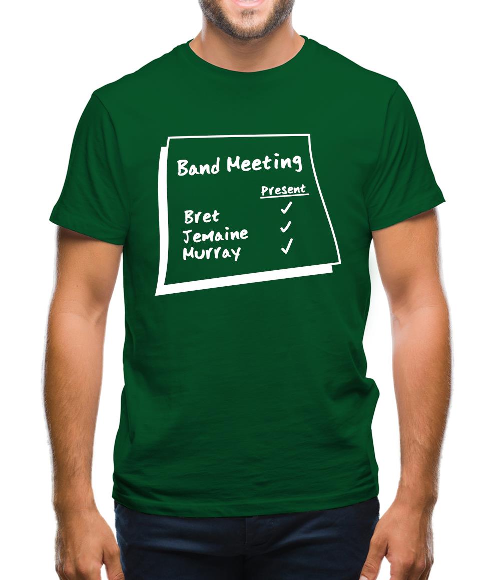 Band Meeting Mens T-Shirt Band Meeting Mens T-Shirt