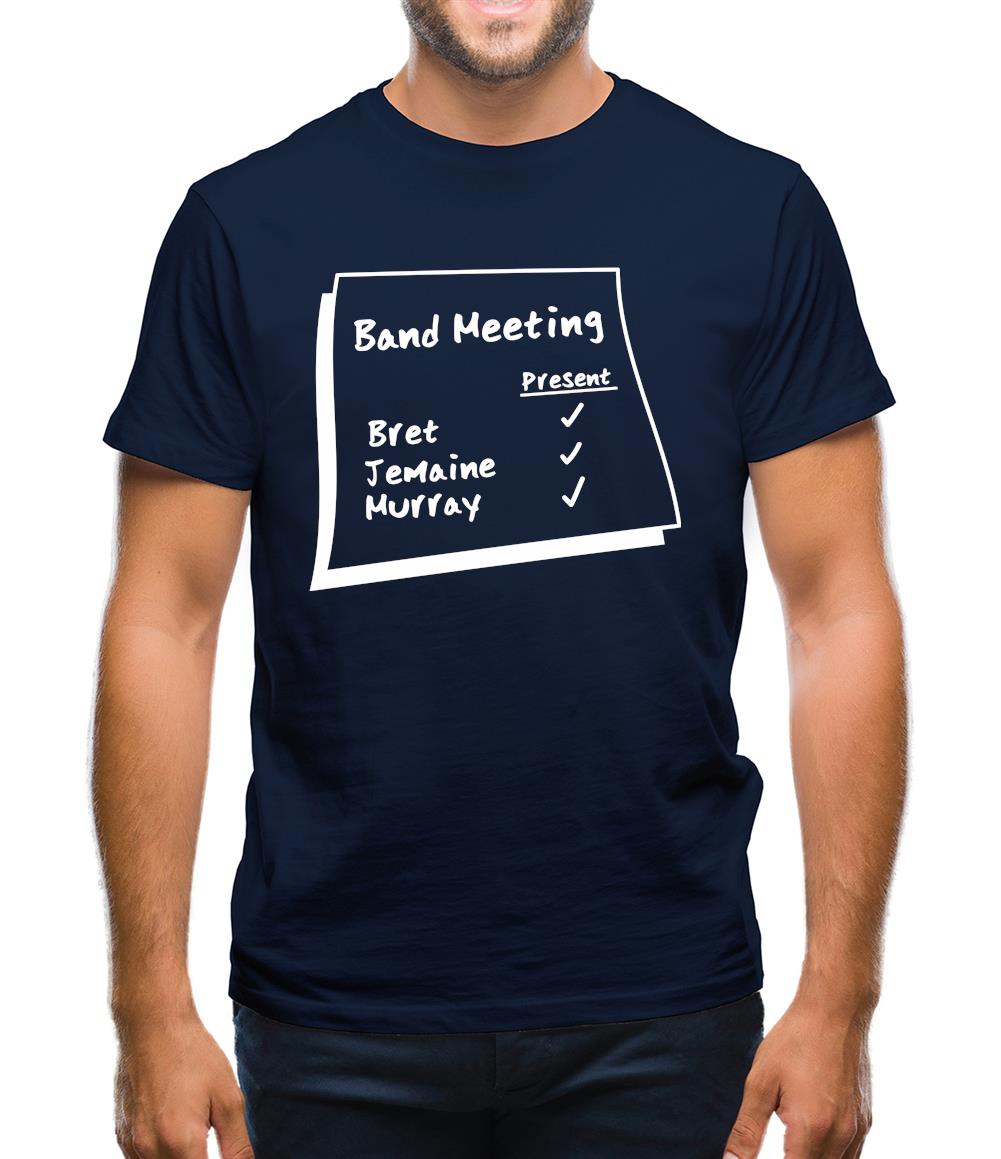 Band Meeting Mens T-Shirt Band Meeting Mens T-Shirt
