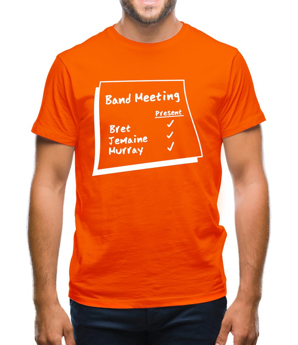 Band Meeting Mens T-Shirt Band Meeting Mens T-Shirt