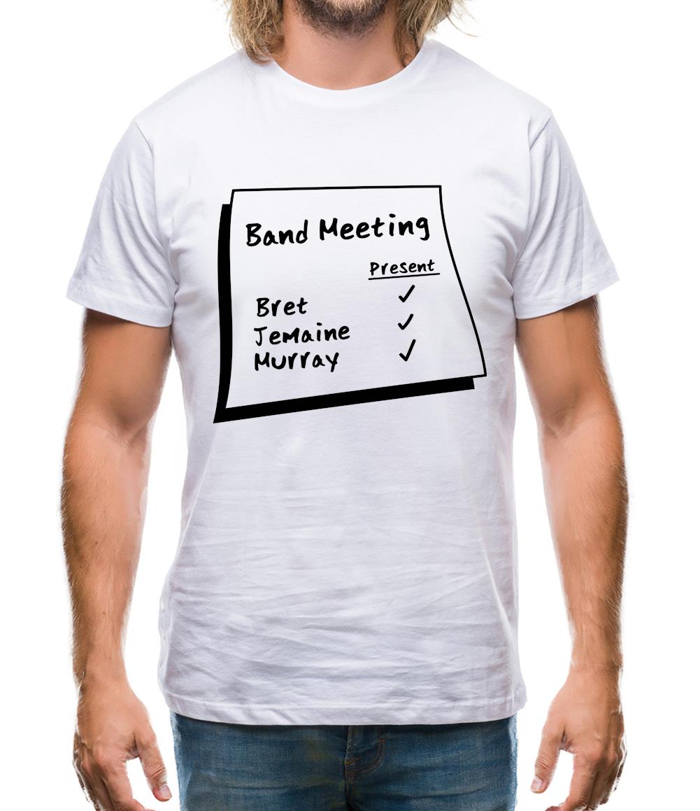 Band Meeting Mens T-Shirt Band Meeting Mens T-Shirt