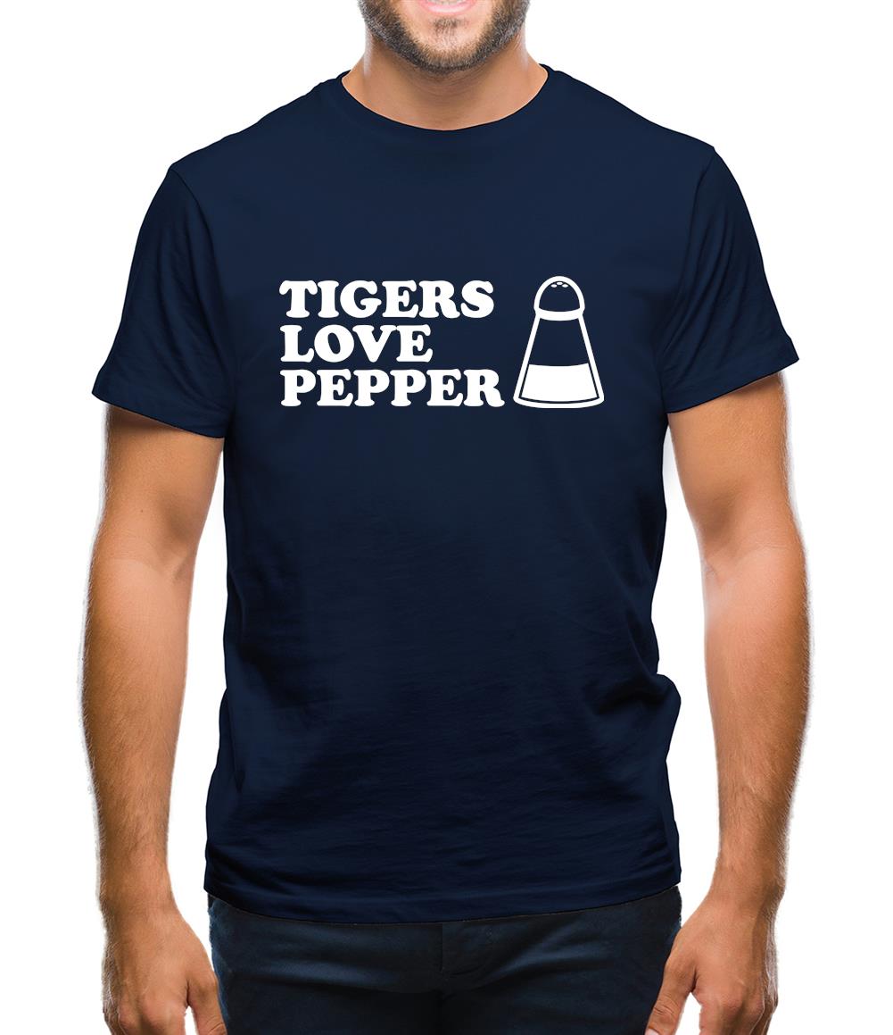 Tigers Love Pepper Mens T-Shirt Tigers Love Pepper Mens T-Shirt