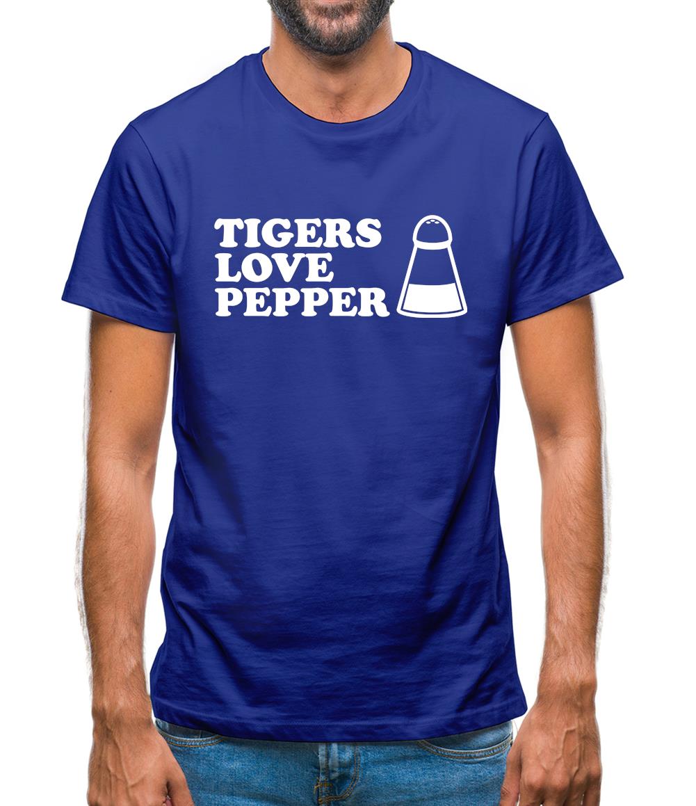 Tigers Love Pepper Mens T-Shirt Tigers Love Pepper Mens T-Shirt