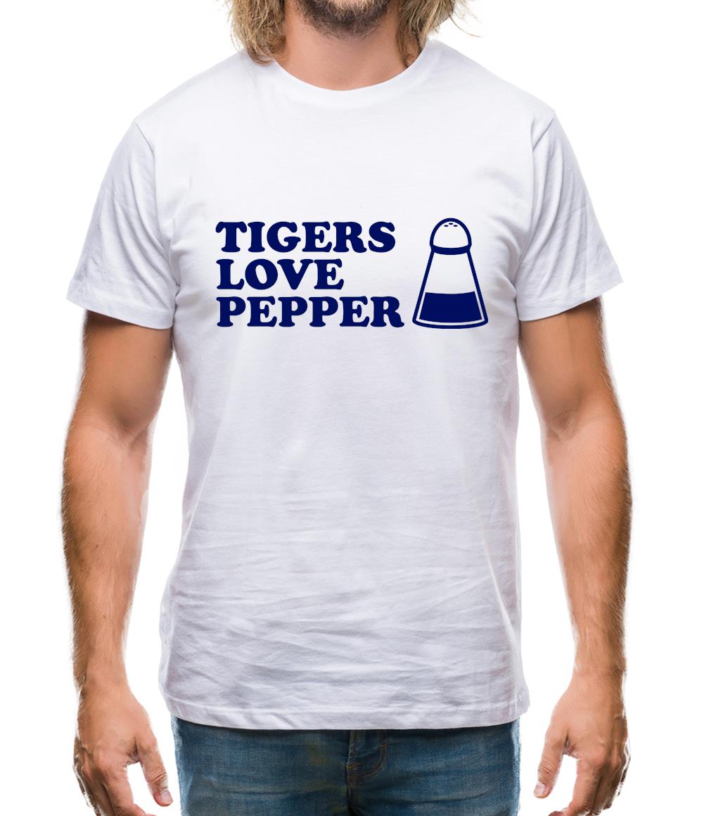 Tigers Love Pepper Mens T-Shirt Tigers Love Pepper Mens T-Shirt