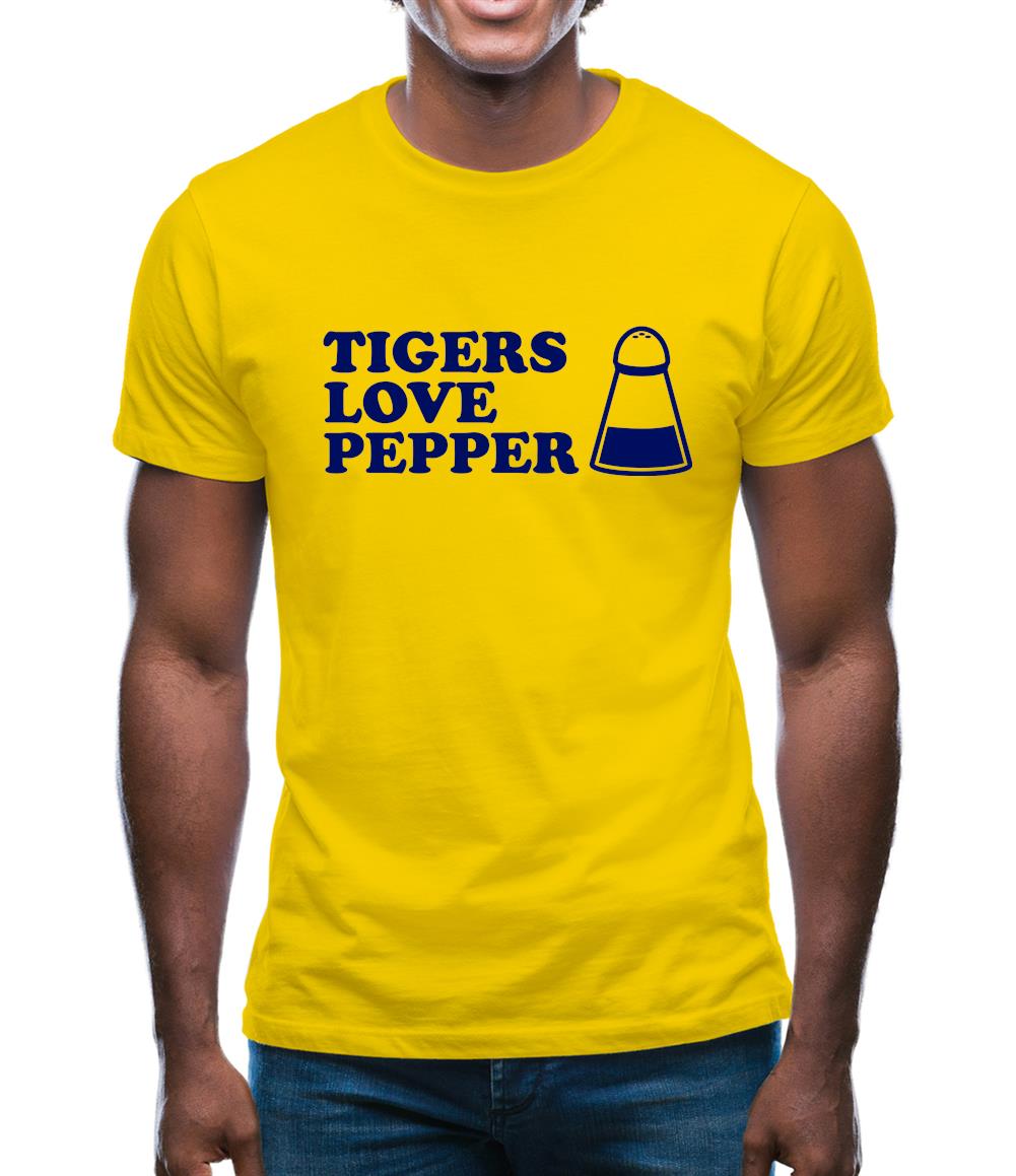 Tigers Love Pepper Mens T-Shirt Tigers Love Pepper Mens T-Shirt