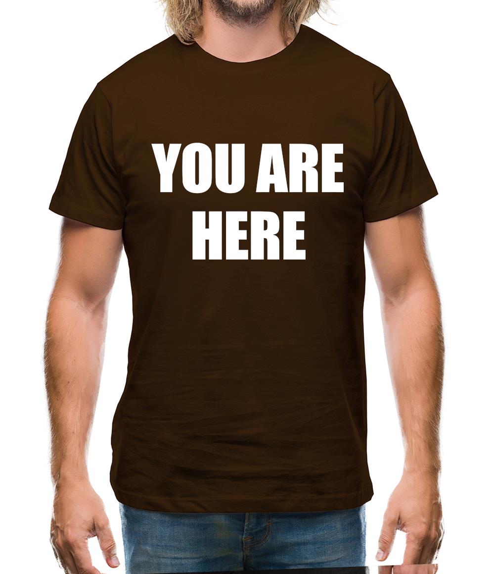 You Are Here - John Lennon Mens T-Shirt You Are Here - John Lennon Mens T-Shirt
