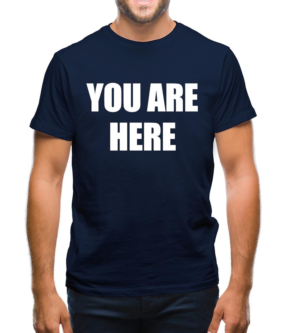 You Are Here - John Lennon Mens T-Shirt You Are Here - John Lennon Mens T-Shirt