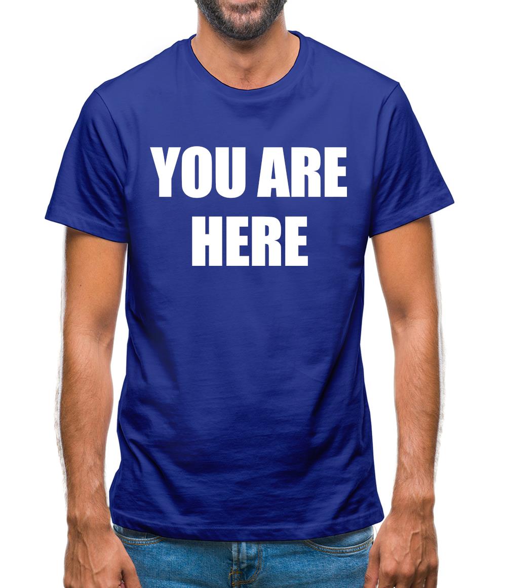 You Are Here - John Lennon Mens T-Shirt You Are Here - John Lennon Mens T-Shirt