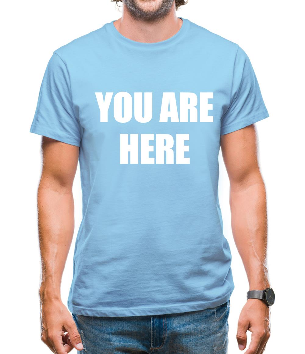 You Are Here - John Lennon Mens T-Shirt