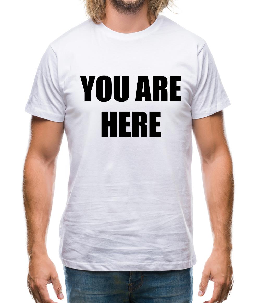 You Are Here - John Lennon Mens T-Shirt You Are Here - John Lennon Mens T-Shirt