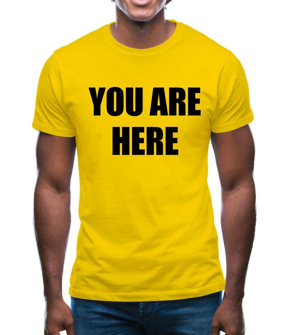 You Are Here - John Lennon Mens T-Shirt You Are Here - John Lennon Mens T-Shirt