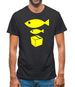 Big Fish Little Fish Cardboard Box Mens T-Shirt Big Fish Little Fish Cardboard Box Mens T-Shirt