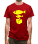 Big Fish Little Fish Cardboard Box Mens T-Shirt Big Fish Little Fish Cardboard Box Mens T-Shirt