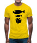 Big Fish Little Fish Cardboard Box Mens T-Shirt Big Fish Little Fish Cardboard Box Mens T-Shirt
