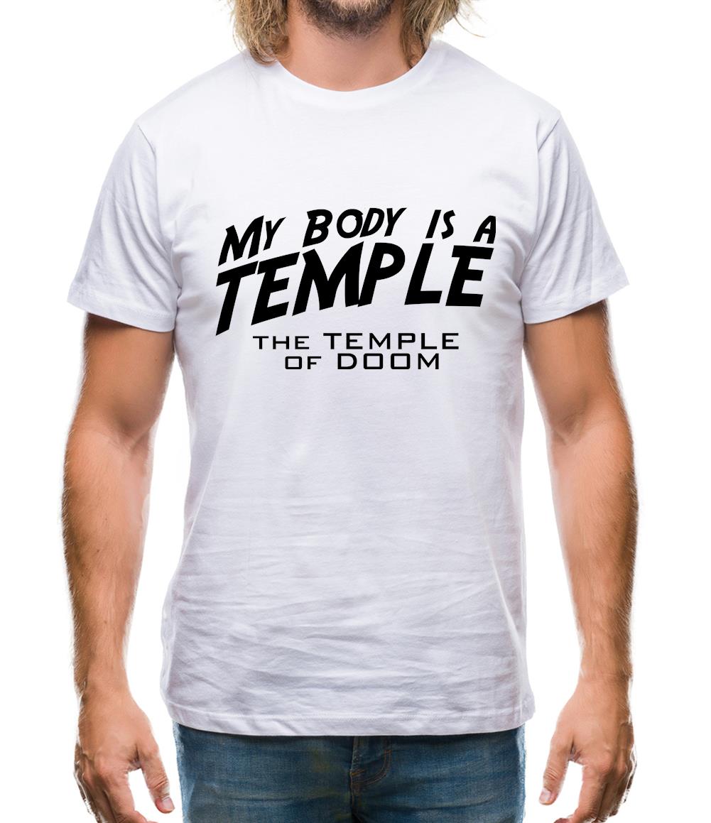 My Body Is A Temple - The Temple Of Doom Mens T-Shirt My Body Is A Temple - The Temple Of Doom Mens T-Shirt